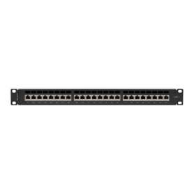 Patch panel lanberg 24 puertos 1u