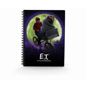 Libreta efecto 3d bici elliot e.t.