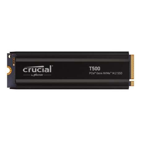 Crucial T500 SSD 4TB PCIe NVMe 4.0 x4 con HS