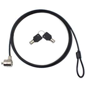Nilox Cable de Seguridad Doble Llave 1.8 M, Negro