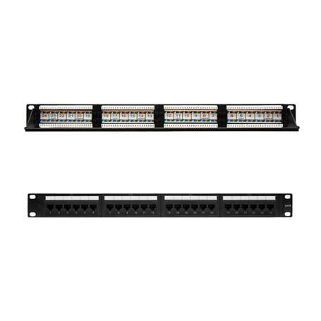 Panel parcheo nanocable 24 puertos rj45