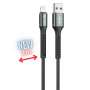 Cable qcharx prague lightning usb tipo