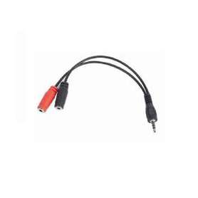 Cable audio cca - 417 jack 3.5mm 2xfemenino - masculino