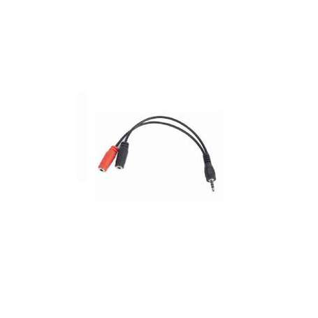 Cable audio cca - 417 jack 3.5mm 2xfemenino - masculino