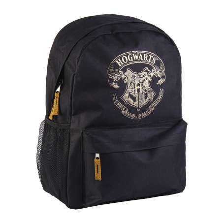 Mochila negra casual harry potter