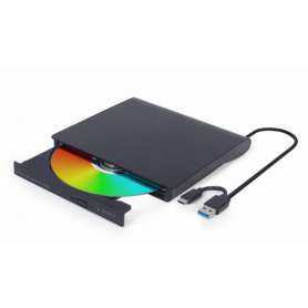Regrabadora dvd externa gembird negra usb