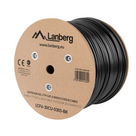 Bobina exterior lanberg cat.6 ftp rj45