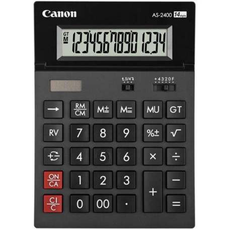 Calculadora canon sobremesa as - 2400 hb 14