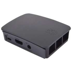 Carcasa raspberry pi 3 negra y