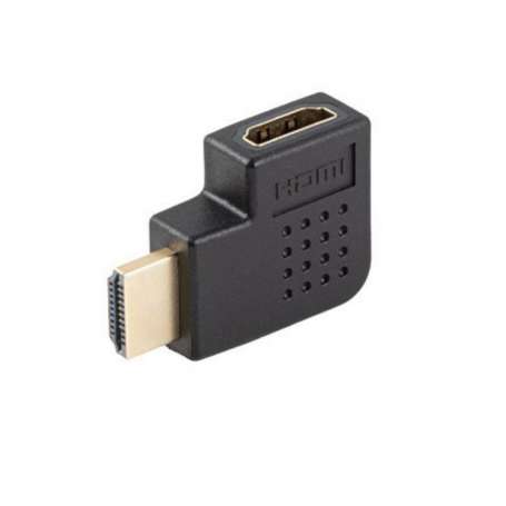 Adaptador hdmi 4k lanberg macho - hembra angulo