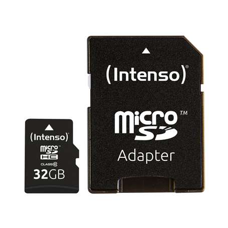 Intenso 3413480 Micro SD clase 10 32GB c/adapt