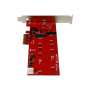 Tarjeta controladora m.2 sata3 startech pex2m2