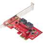Tarjeta sata startech 2p6g - pcie - sata - card