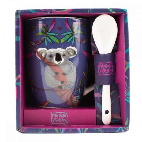Taza con cuchara enesco koala