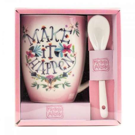 Taza con cuchara enesco make it