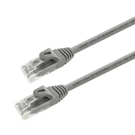 Aisens Latiguillo RJ45 LSZH CAT.6A UTP blanco 25cm