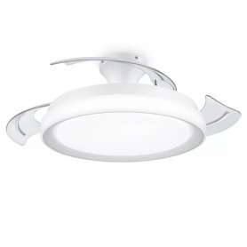 PHILIPS Ventilador techo Luz Bliss DC 28w Blanco