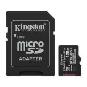 Kingston SDCS3/128GB microSD XC Gen3 150MB/s A1