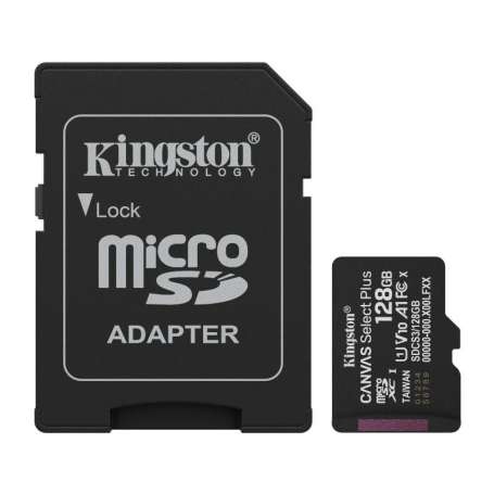 Kingston SDCS3/128GB microSD XC Gen3 150MB/s A1