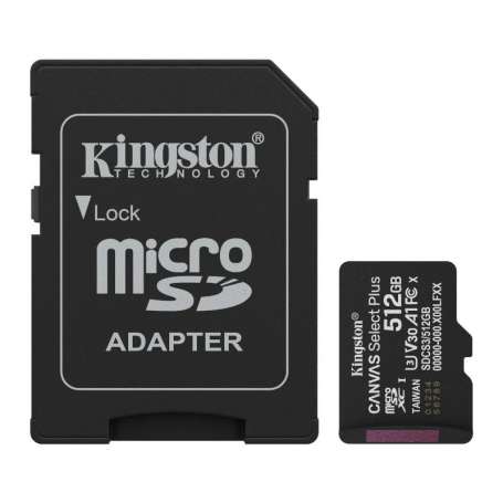 Kingston SDCS3/512GB microSDXC Gen3 150MB/s A1