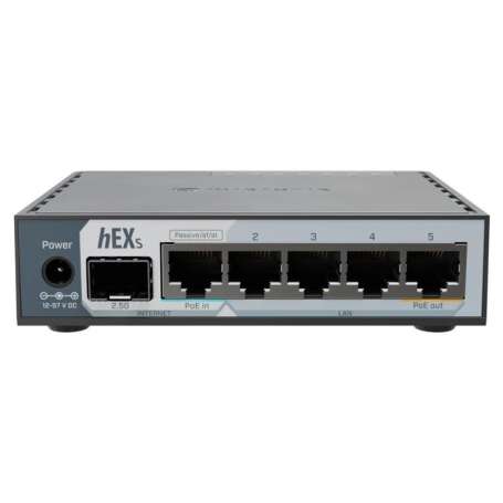 Mikrotik E60iUGS hEX Router 5xGbE PoE-I/O 1x2.5SFP