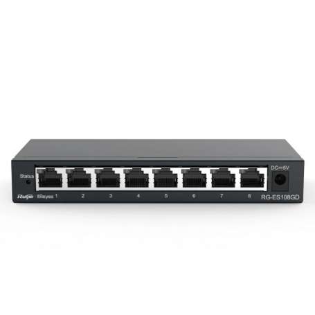 Reyee Unmanaged Switch 8xGb RJ45 Steel Case
