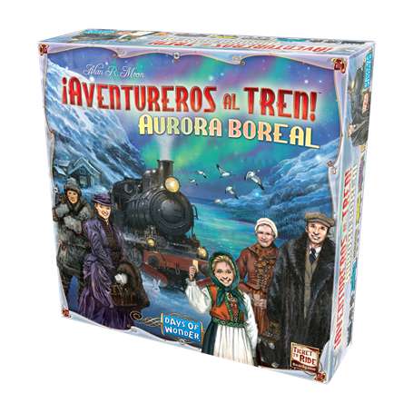Juego mesa ¡aventureros al tren! aurora