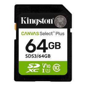 Tarjeta memoria sdxc 64gb kingston canvas