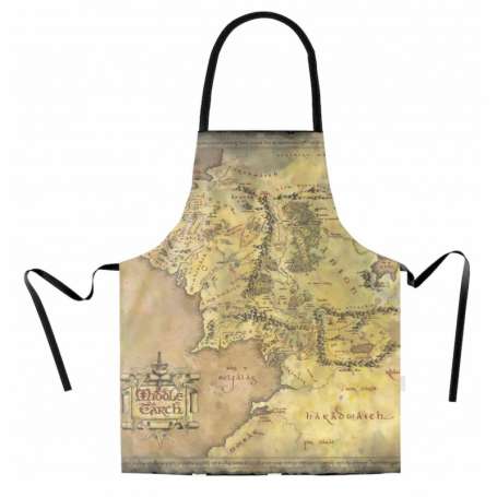 Delantal mapa el seãor los anillos