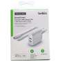 Cargador belkin wcd001vf1mwh 24w 2x usb