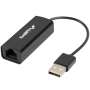 Adaptador usb lanberg 2.0 ethernet rj45