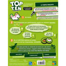 Juego mesa top ten aventuras