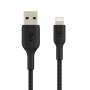 Cable belkin caa002bt1mbk lightning usb - a trenzado
