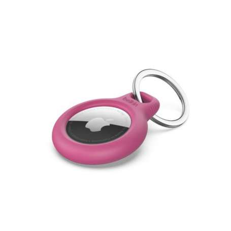 Llavero belkin f8w973btpnk apple airtag rosa
