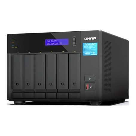 Servidor nas qnap tvs - h674t 6 bahias
