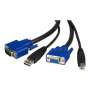 Cable kvm 2 en 1 startech