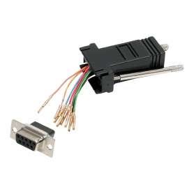 Adaptador db9 a rj45 startech hembra - hembra