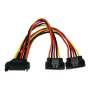 Cable divisor sata startech 0.15m macho - hembra