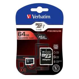Tarjeta memoria micro sd verbatim 64gb