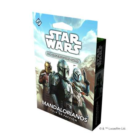Caja star wars: deckbuilding game mandalorianos