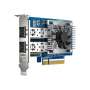 Tarjeta red qnap qxg - 25g2sf - cx6 2x sfp28
