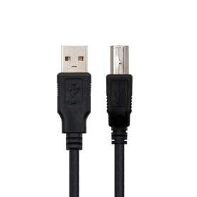 Nanocable Cable USB 2.0 Tipo A - B 1.8 M Negro