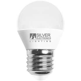 Bombilla led silver electronic esferica decorativa