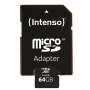 Intenso 3413490 Micro SD clase 10 64GB c/adapt