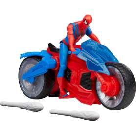 Figura hasbro marvel spider man moto