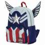 Mini mochila loungefly marvel falcon capitán