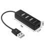 Hub usb portatil phoenix 4 puertos