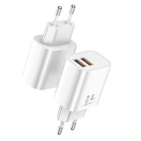 Cargador qcharx apolo 2.4a 2 puerto