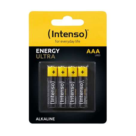 Intenso Pila Alcalina energy ultra AAALR03 Pack-4