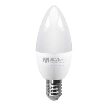 Bombilla led silver electronic eco vela